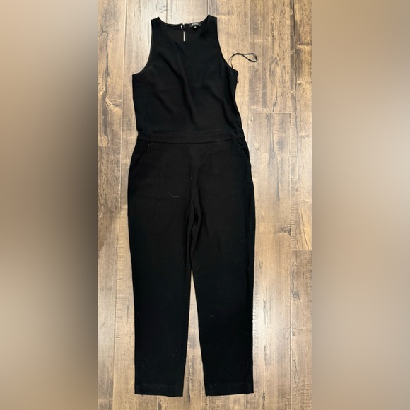Open back black jumpsuit - Picture 1 of 3